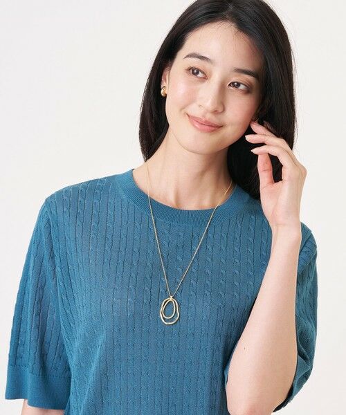 J.PRESS / ジェイプレス その他 | ダブルリングワントップ ネックレス（ゴールド系）