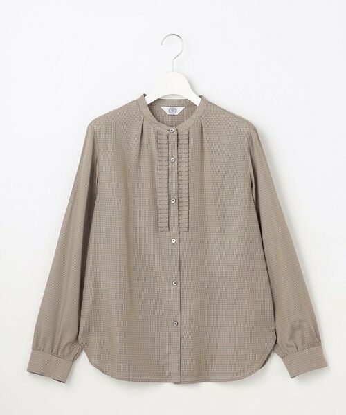 J.PRESS / ジェイプレス シャツ・ブラウス | 【WEB限定カラーあり】セルローストラディショナルチェック シャツブラウス（ベージュチェック系）
