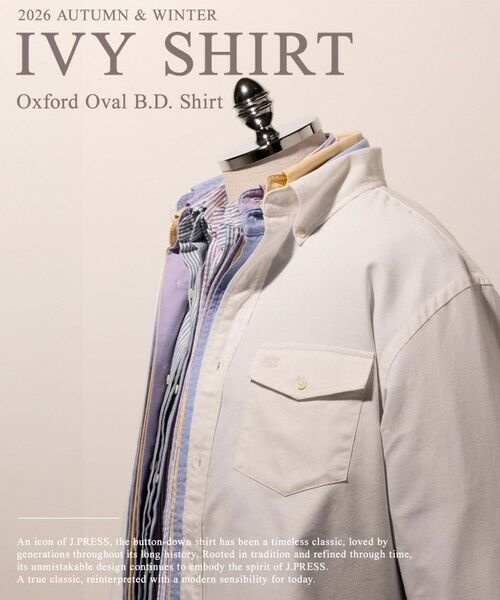 J.PRESS / ジェイプレス シャツ・ブラウス | 26年秋冬新色追加【IVY SHIRT / 8色展開】オックスフォード オーバルシャツ / B.D. | 詳細1
