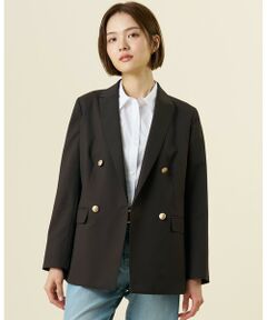 J.PRESS / ジェイプレス テーラードジャケット | T/W ギャバ ダブル ジャケット
