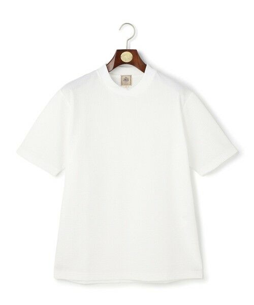 J.PRESS / ジェイプレス カットソー | 【WEB・一部店舗限定】シアサッカーTシャツ（ホワイト系）