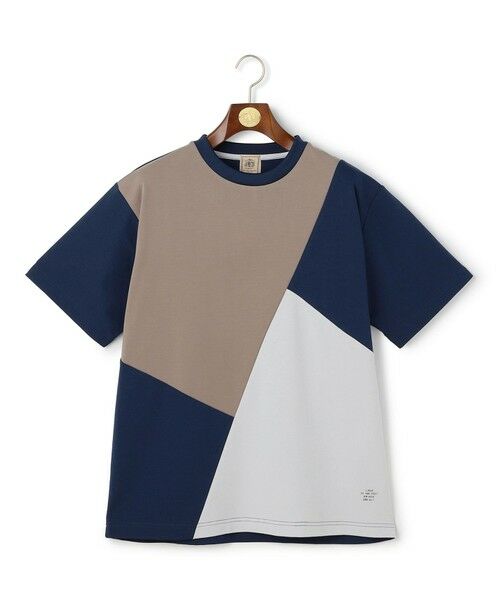 J.PRESS / ジェイプレス カットソー | 【WEB・一部店舗限定】デザインランダムパッチワークTシャツ（ネイビー系9）