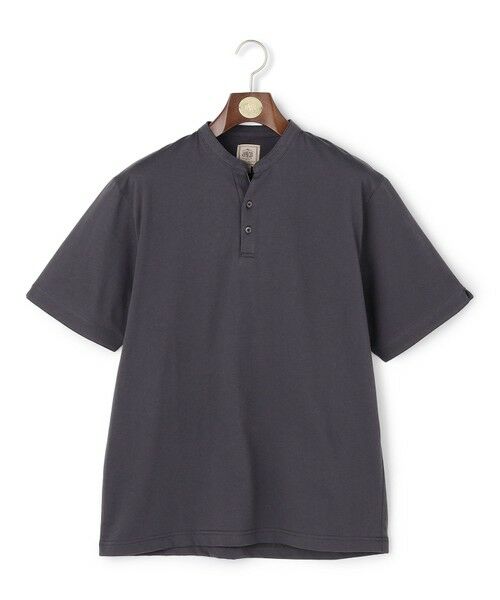 J.PRESS / ジェイプレス カットソー | 【WEB・一部店舗限定】バンドカラースキッパーシャツ(グレー系)