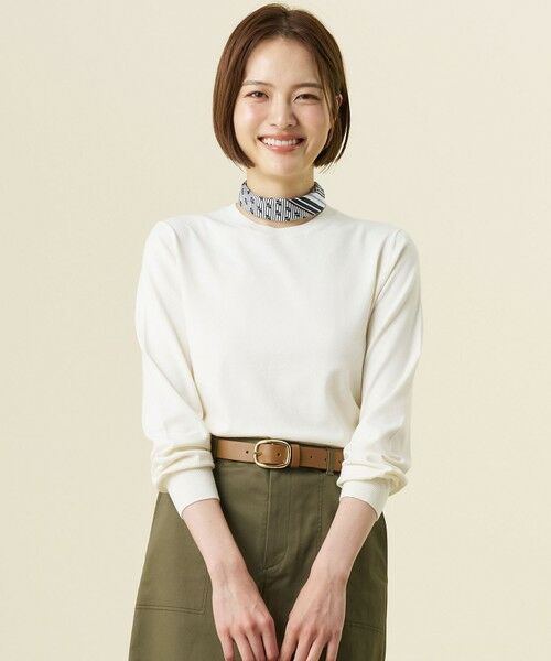 J.PRESS / ジェイプレス ニット・セーター | 【人気定番アイテム・シーンレスに活躍・WEB限定カラーあり】PRINCE クルーネック ニット(オフ系)
