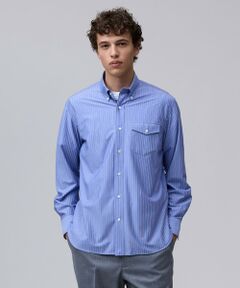 J.PRESS / ジェイプレス シャツ・ブラウス | 【KANEMSA JERSEY】46G マルチストライプ ジャージーシャツ / B.D.
