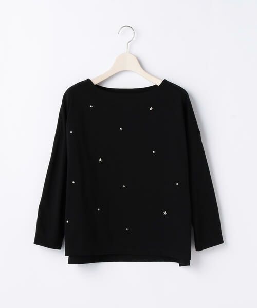 ＊＊JSTUDIO EDIT / ジェイストゥディオエディット カットソー | スタッズ付ボーダーカットソー（ブラック（04））