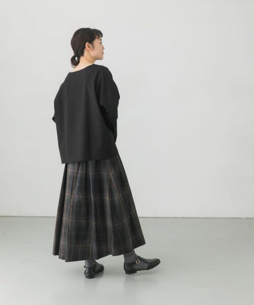 ビッグチェックタックスカート （スカート）｜かぐれ / かぐれ ファッション通販 タカシマヤファッションスクエア