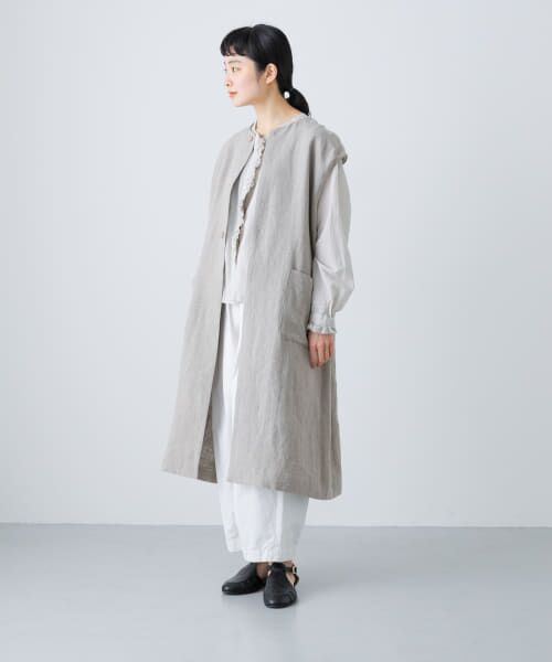 かぐれ/かぐれ リネンジレコート NATURAL FREE かぐれ/かぐれ リネンジレコート NATURAL FREE