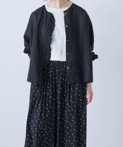 かぐれ - 【美品】かぐれ kagure　カシュクール風ラップブラウス　ネイビー コットンヘンプラップワンピース | かぐれ(kagure) | マルイ
