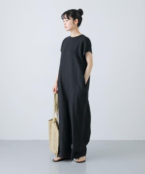 2サイズ展開』リネンオールインワン （サロペット