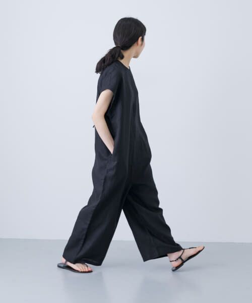 2サイズ展開』リネンオールインワン （サロペット