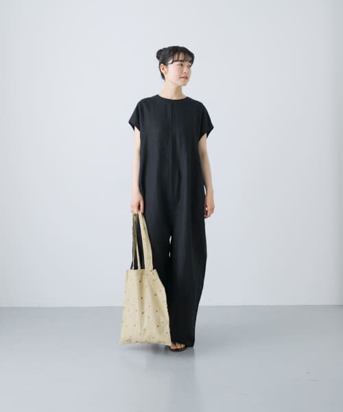 2サイズ展開』リネンオールインワン （サロペット