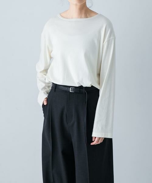 かぐれ / かぐれ Tシャツ | ボートネックロングカットソー | 詳細11