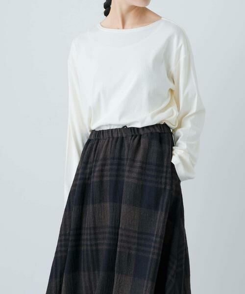 かぐれ / かぐれ Tシャツ | ボートネックロングカットソー | 詳細13