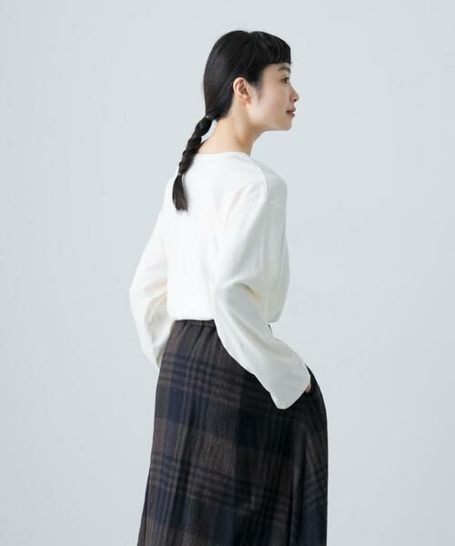 かぐれ / かぐれ Tシャツ | ボートネックロングカットソー | 詳細15