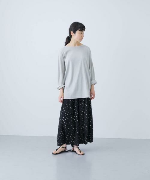 かぐれ / かぐれ Tシャツ | ボートネックロングカットソー | 詳細22