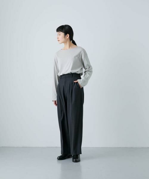 かぐれ / かぐれ Tシャツ | ボートネックロングカットソー | 詳細24