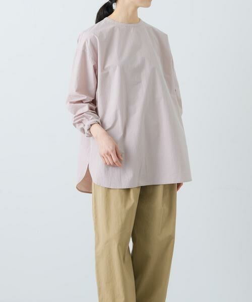 かぐれ / かぐれ シャツ・ブラウス | コットンシルククルーネックプルオーバー | 詳細1