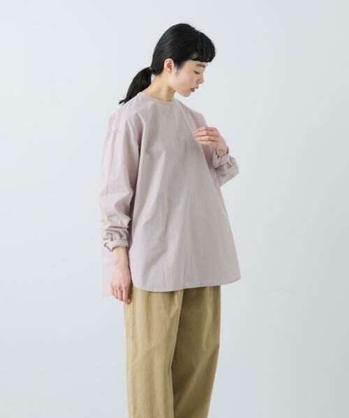 かぐれ / かぐれ シャツ・ブラウス | コットンシルククルーネックプルオーバー | 詳細2