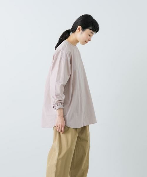 かぐれ / かぐれ シャツ・ブラウス | コットンシルククルーネックプルオーバー | 詳細3