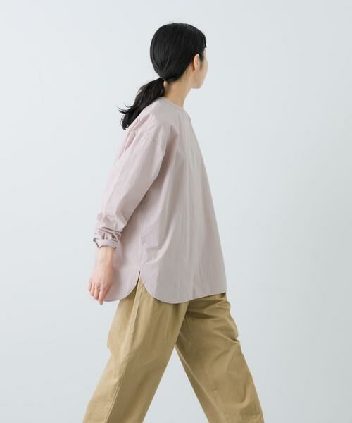 かぐれ / かぐれ シャツ・ブラウス | コットンシルククルーネックプルオーバー | 詳細4