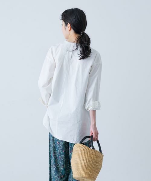 かぐれ / かぐれ シャツ・ブラウス | コットンシルククルーネックプルオーバー | 詳細21