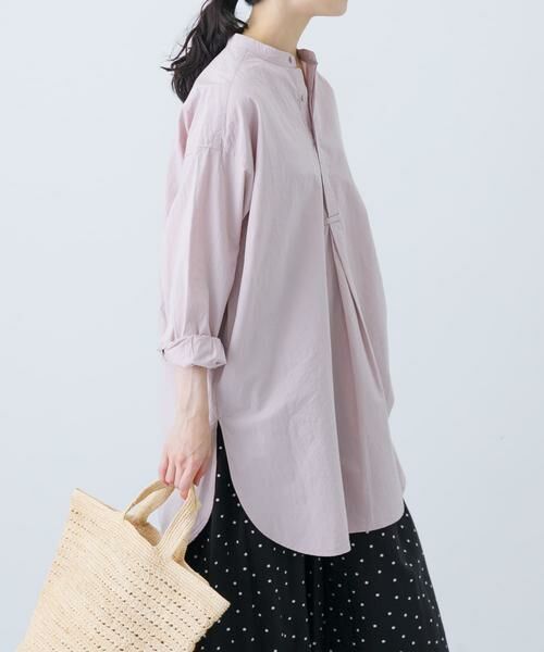 かぐれ / かぐれ シャツ・ブラウス | コットンシルクチュニックシャツ | 詳細1