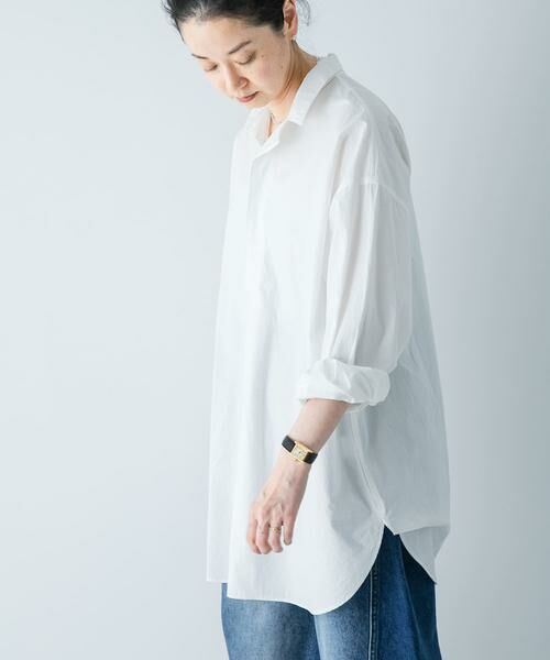 かぐれ / かぐれ シャツ・ブラウス | コットンワイドプルオーバーシャツ | 詳細1