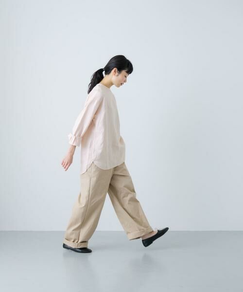 かぐれ / かぐれ シャツ・ブラウス | リネンクルーネックプルオーバー | 詳細5