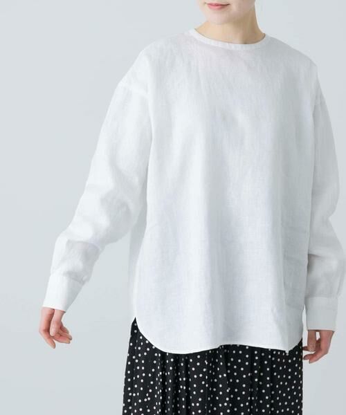 かぐれ / かぐれ シャツ・ブラウス | リネンクルーネックプルオーバー | 詳細23
