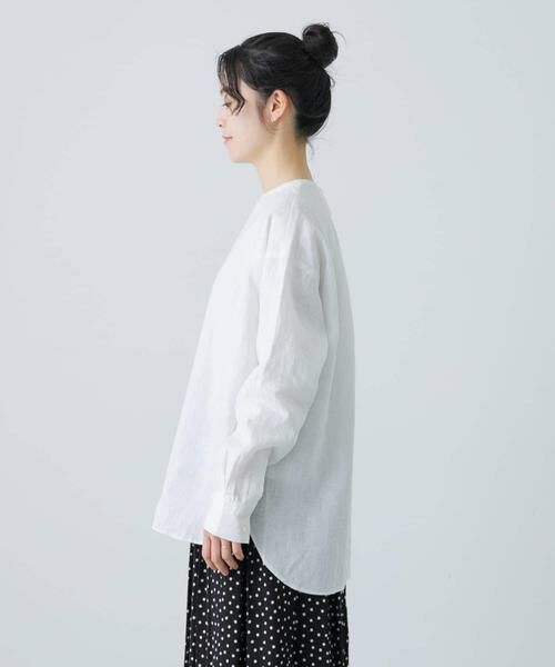 かぐれ / かぐれ シャツ・ブラウス | リネンクルーネックプルオーバー | 詳細20