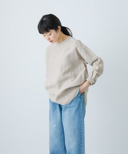 かぐれ / かぐれ シャツ・ブラウス | リネンクルーネックプルオーバー | 詳細27