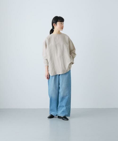 かぐれ / かぐれ シャツ・ブラウス | リネンクルーネックプルオーバー | 詳細28