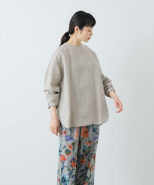 かぐれ / かぐれ シャツ・ブラウス | リネンクルーネックプルオーバー | 詳細29