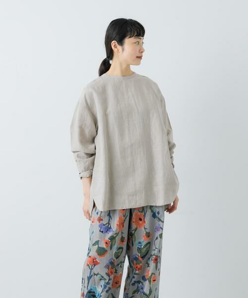 かぐれ / かぐれ シャツ・ブラウス | リネンクルーネックプルオーバー | 詳細30