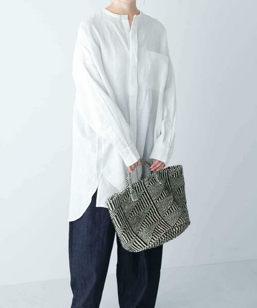 かぐれ / かぐれ シャツ・ブラウス | リネンチュニックシャツ | 詳細15