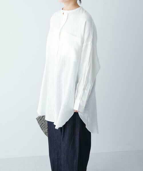 かぐれ / かぐれ シャツ・ブラウス | リネンチュニックシャツ | 詳細16