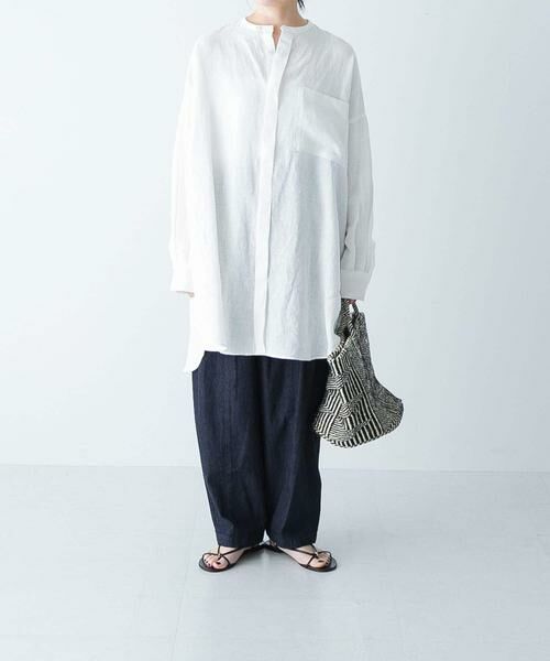 かぐれ / かぐれ シャツ・ブラウス | リネンチュニックシャツ | 詳細17