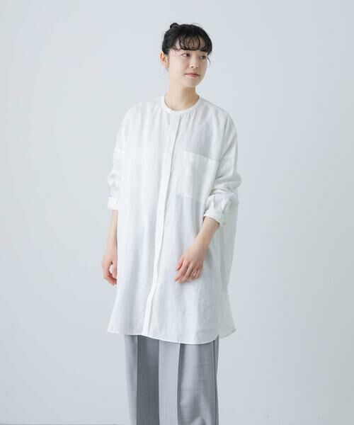 かぐれ / かぐれ シャツ・ブラウス | リネンチュニックシャツ | 詳細18