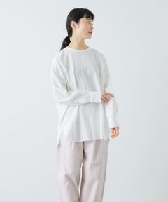 かぐれ / かぐれ シャツ・ブラウス | コットンリネンクルーネックシャツ