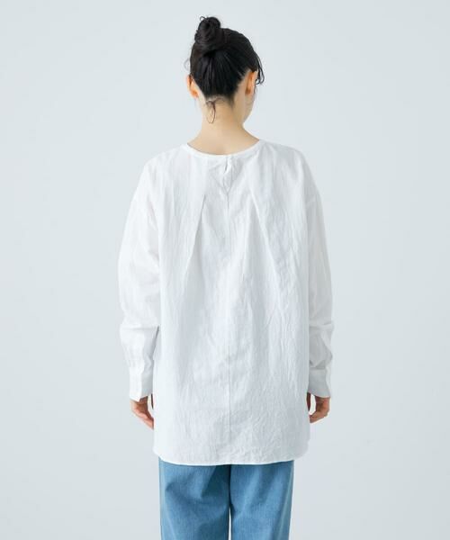 かぐれ / かぐれ シャツ・ブラウス | コットンリネンクルーネックシャツ | 詳細10