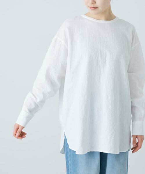 かぐれ / かぐれ シャツ・ブラウス | コットンリネンクルーネックシャツ | 詳細12