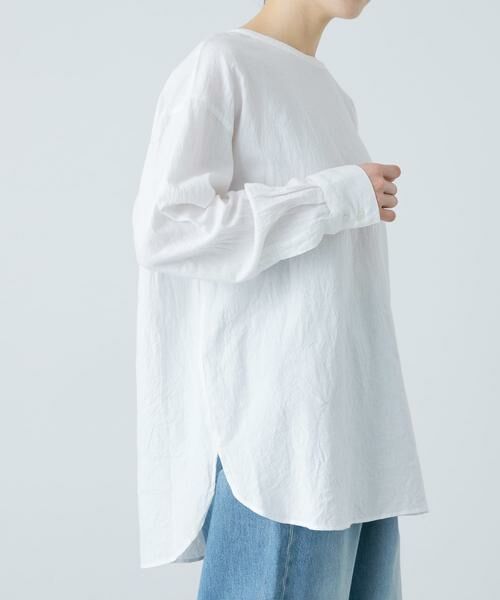 かぐれ / かぐれ シャツ・ブラウス | コットンリネンクルーネックシャツ | 詳細13