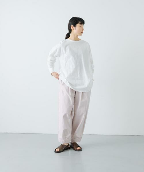 かぐれ / かぐれ シャツ・ブラウス | コットンリネンクルーネックシャツ | 詳細2