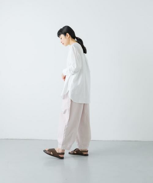かぐれ / かぐれ シャツ・ブラウス | コットンリネンクルーネックシャツ | 詳細3