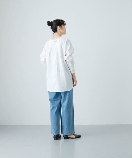 かぐれ / かぐれ シャツ・ブラウス | コットンリネンクルーネックシャツ | 詳細7