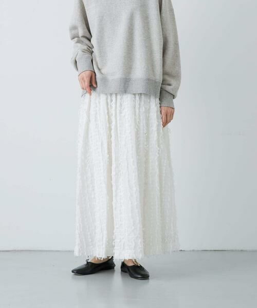 かぐれ / かぐれ スカート | フリンジカットジャガードスカート | 詳細1