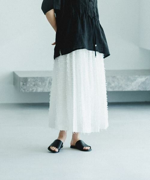 かぐれ / かぐれ スカート | フリンジカットジャガードスカート | 詳細4