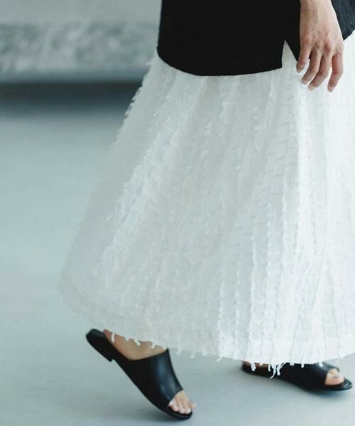 かぐれ / かぐれ スカート | フリンジカットジャガードスカート | 詳細5