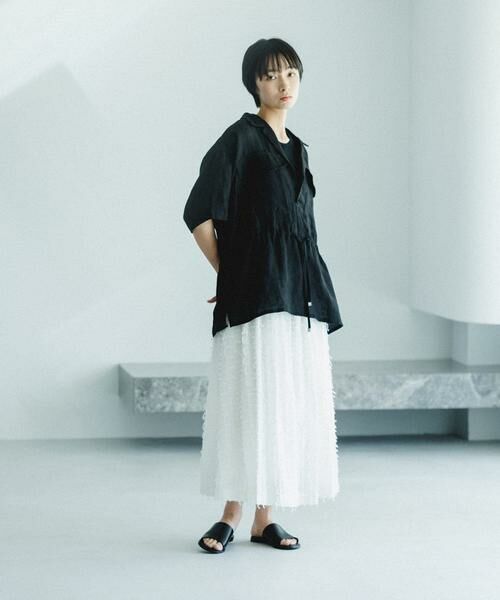 かぐれ / かぐれ スカート | フリンジカットジャガードスカート | 詳細7